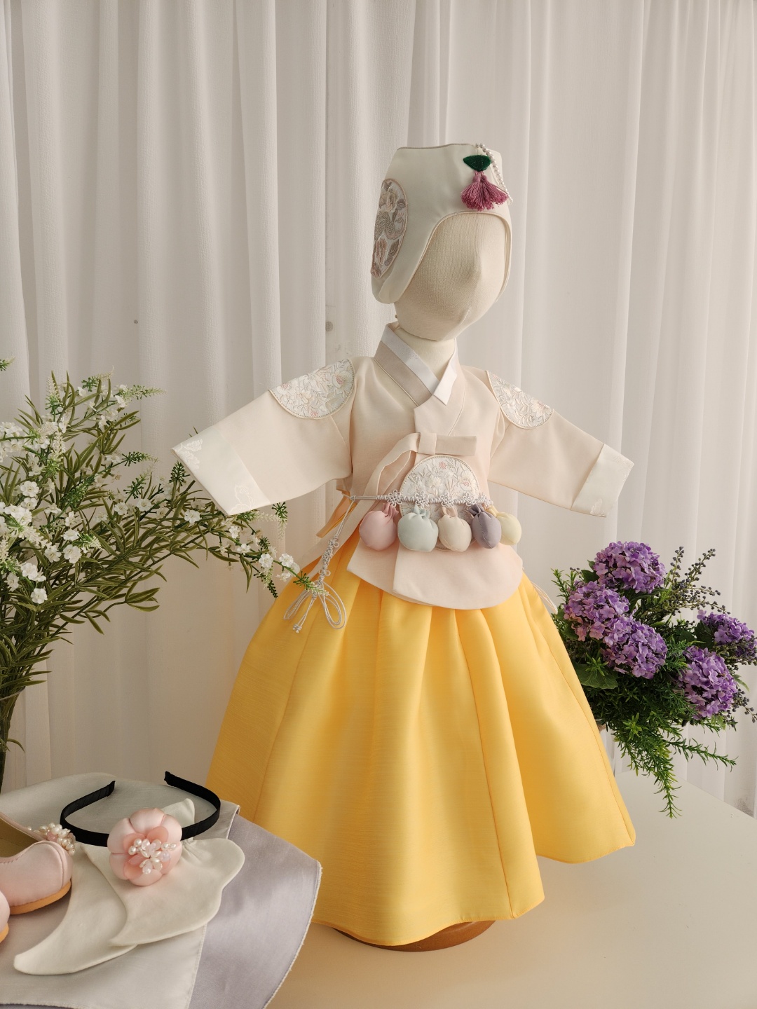 여아한복_봄날에