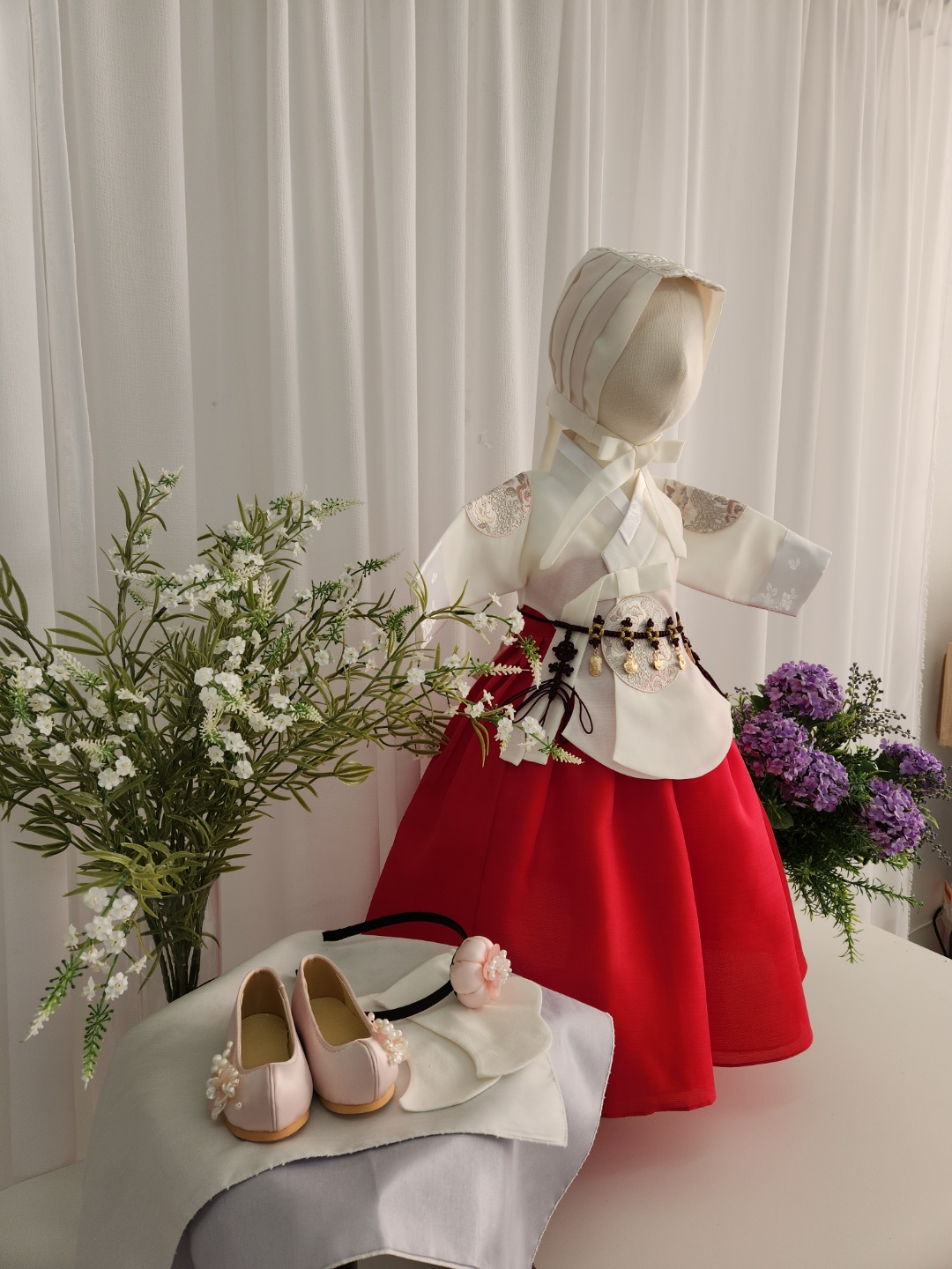 여아한복_백일홍