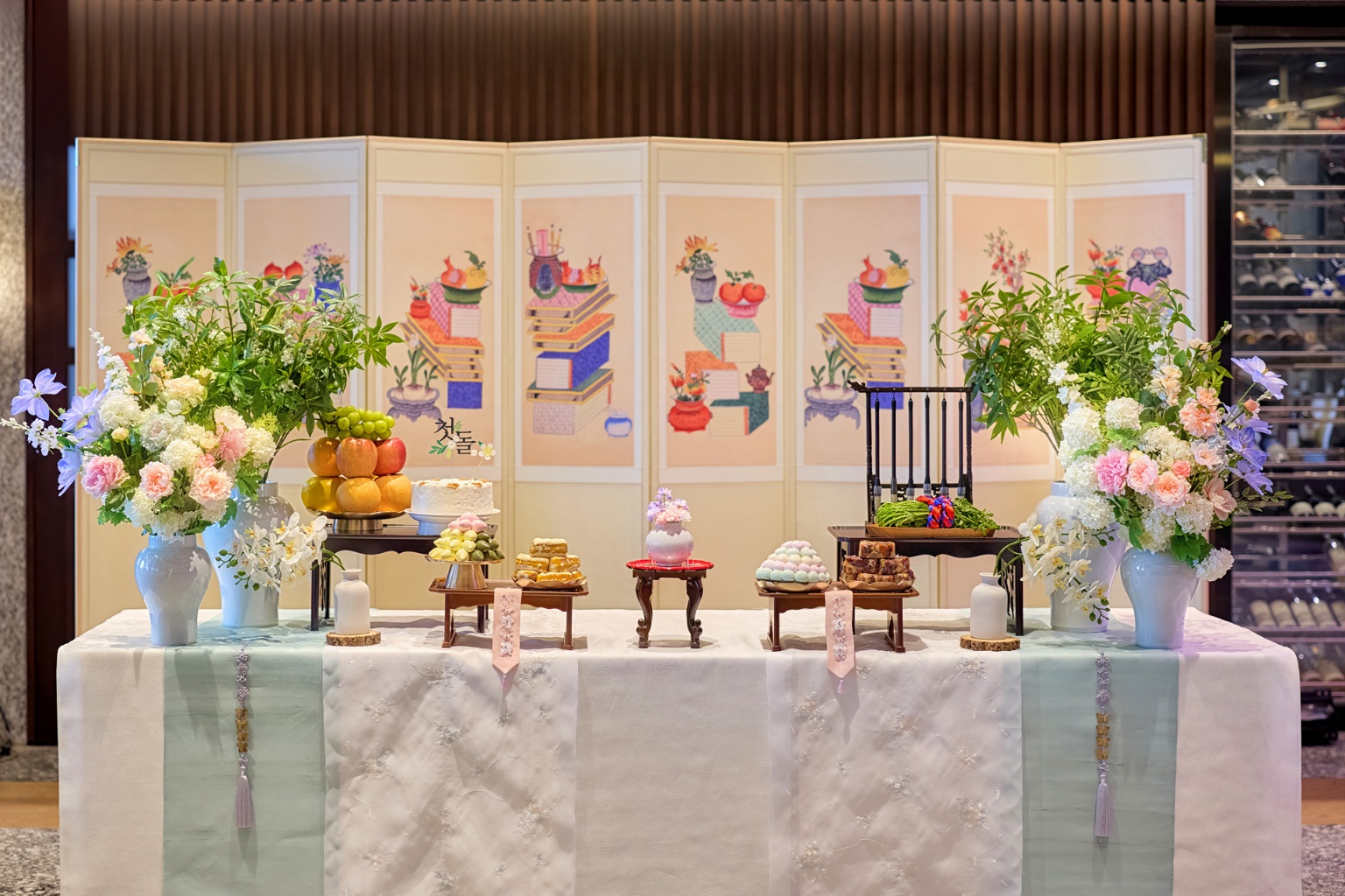 [PREMIUM] 책가도&그린파스텔